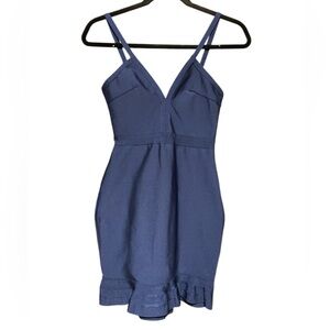 Elegant Blue Midi Dress